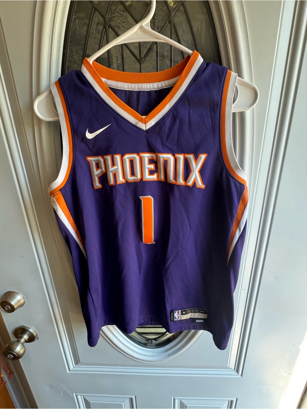Nike Devin Booker #1 Phoenix Suns Swingman Jersey Youth M 10-12